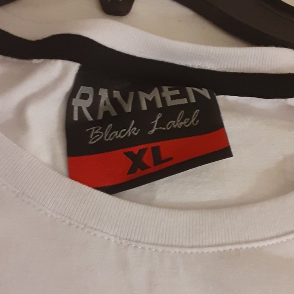 RAVMEN BLACK LABEL WHITE AND GOLD XL TSHIRT - Picture 10 of 12